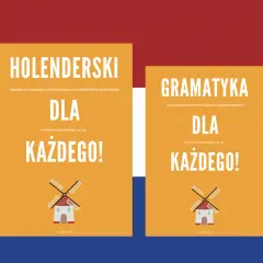 Holenderski dla każdego! Książka i gramatyka języka holenderskiego z wiatrakiem.